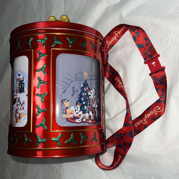 Disney Christmas Musical Popcorn Bucket Mickey and Friends - Picture 4 of 16